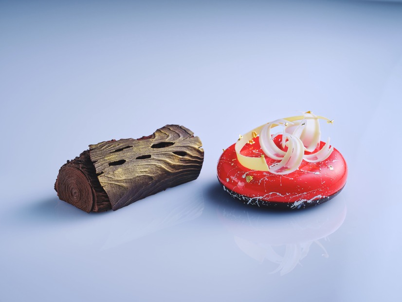 コンラッド大阪、アートなクリスマスケーキを発表