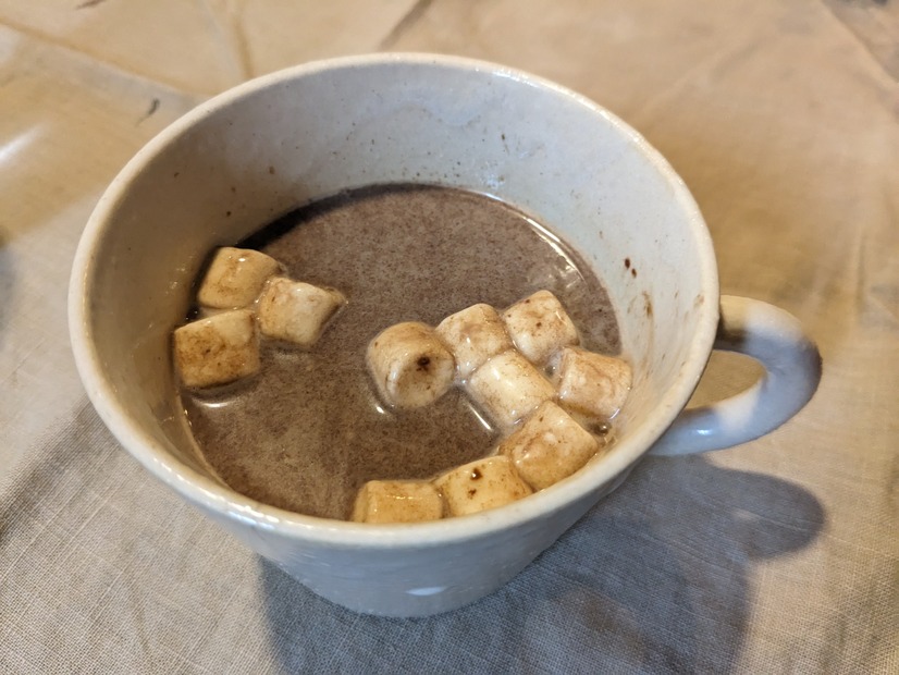 チョコレートボムの完成写真　撮影：渡邉