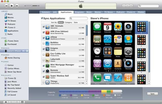 改善を試みたiTunes 9