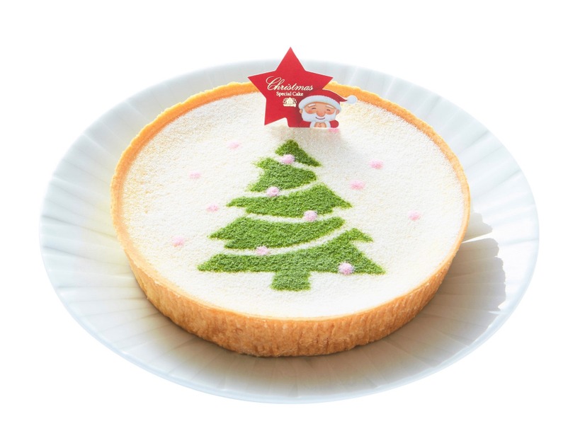 モロゾフの「クリスマス マスカルポーネチーズケーキ」（1,296円）