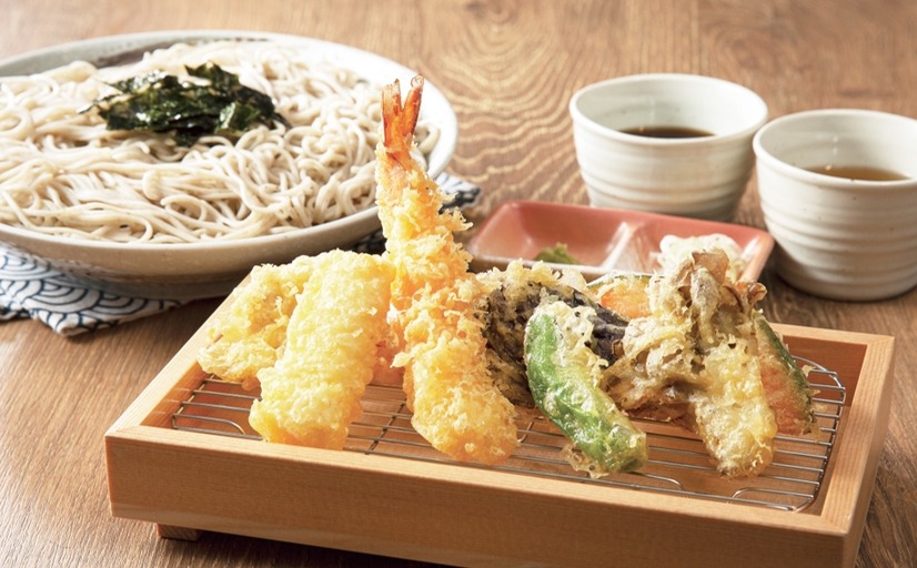 “まつ井”とり天せいろ蕎麦