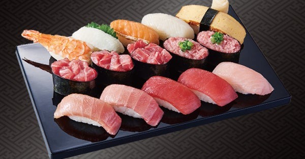 本鮪中トロ入り鮪握り 15貫