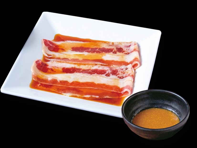 “北海道産味噌ダレで食べる”焼しゃぶカルビ