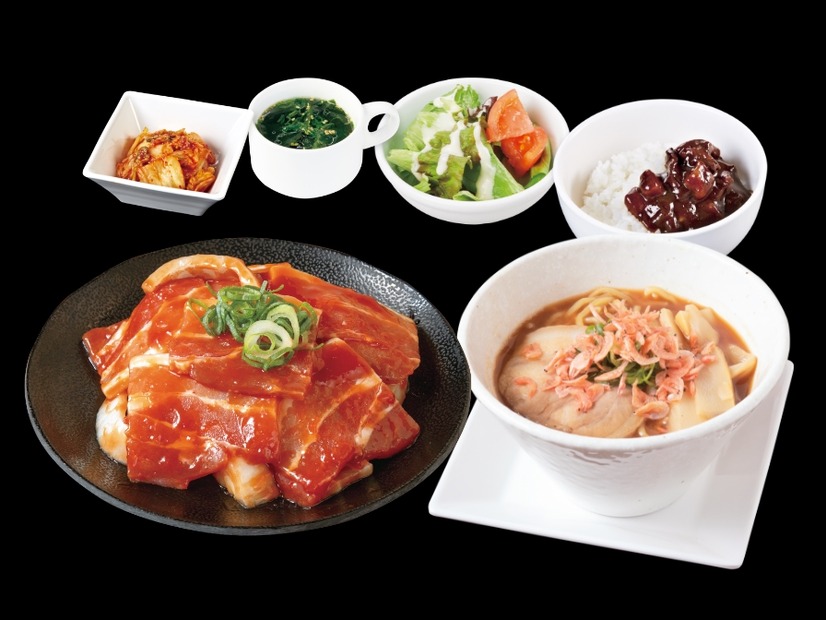 えび味噌ラーメン＆ポークチャップランチ