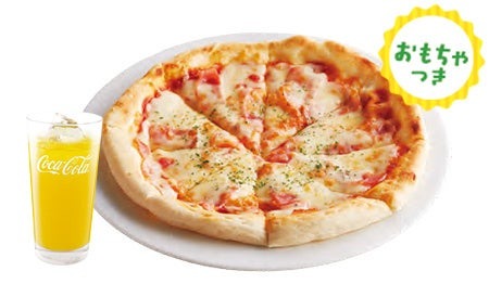 Joyチーズたっぷりベーコンピザセット