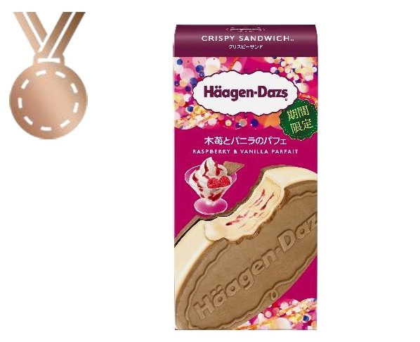クリスピーサンド「木苺とバニラのパフェ」