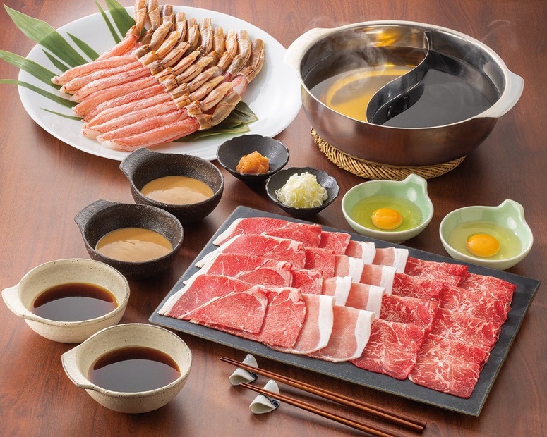 生ずわいがに＆国産牛 食べ放題