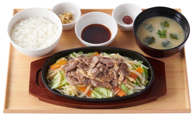 野菜とラムのジンギスカン定食