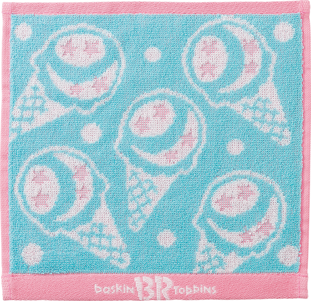 オリジナル UCHINOハンドタオル「ポッピングシャワー」デザイン