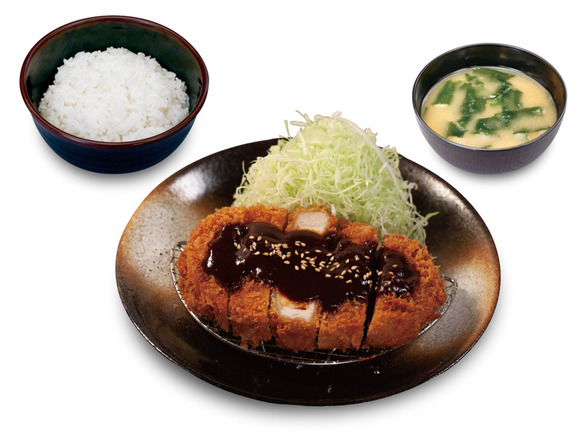 超厚切り鬼おろしポン酢ロースかつ定食 1,030円