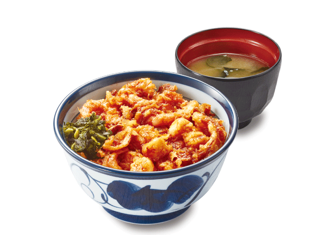 たれ漬け海鮮天丼