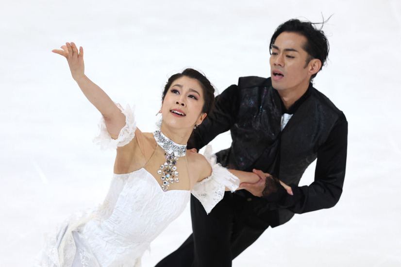 村元哉中、高橋大輔 (Photo by Maddie Meyer - International Skating Union/International Skating Union via Getty Images)