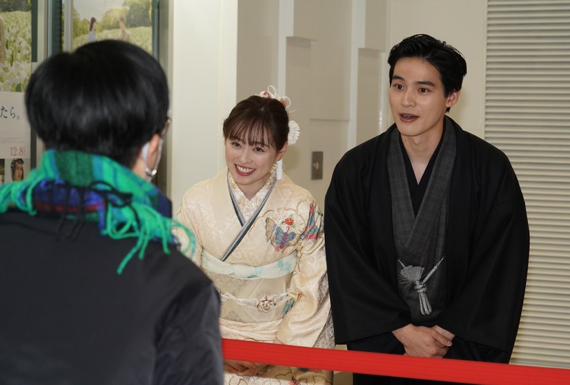 福原遥、水上恒司【写真：竹内みちまろ】