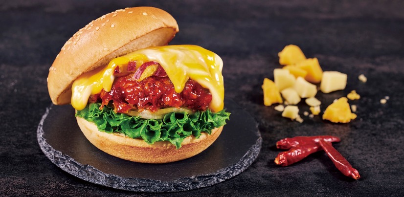 チーズタッカルビバーガー
