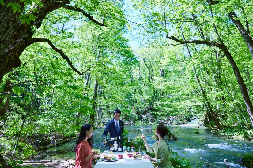 渓流新緑ランチ