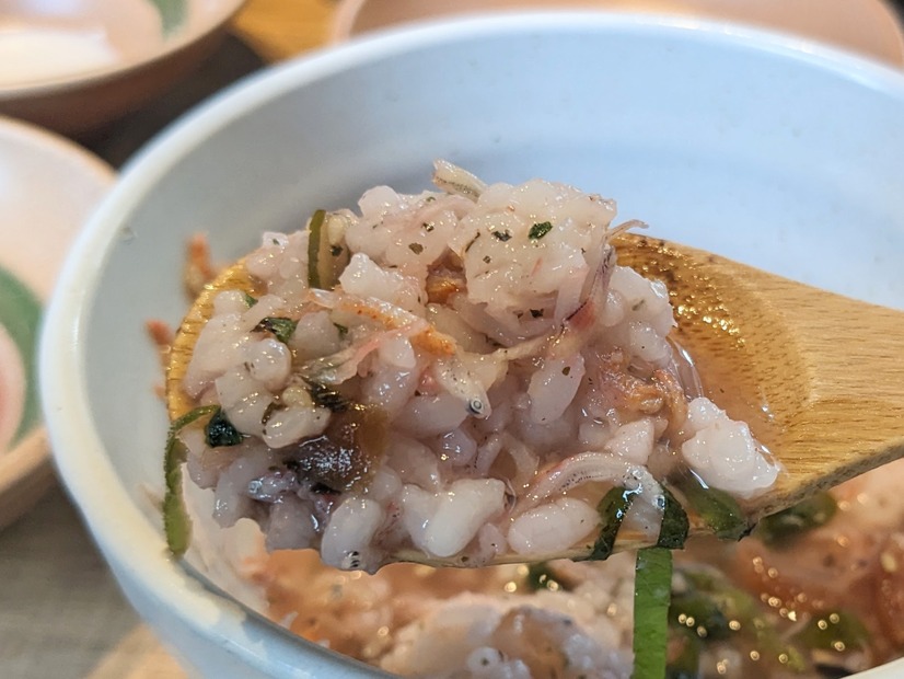温野菜の梅たんしゃぶ　撮影:渡邉