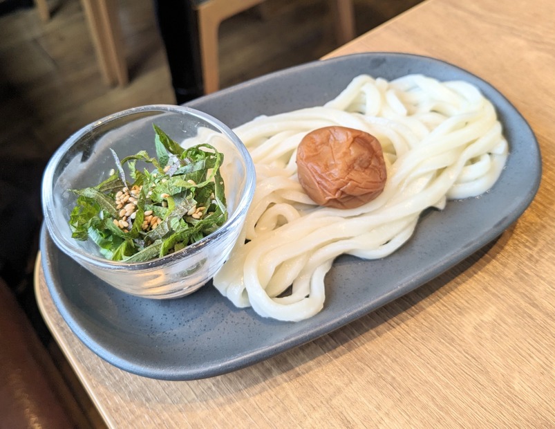 温野菜の梅たんしゃぶ　撮影:渡邉