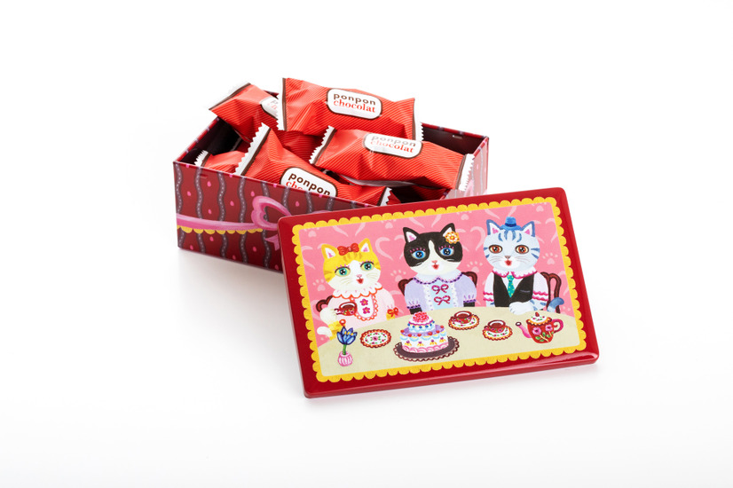 pon pon chocolat ネコ缶「Tea Party」