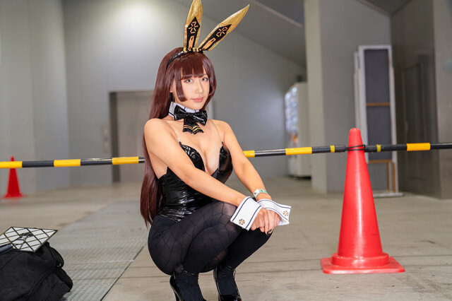 ノワール（黒バニー）『勝利の女神：NIKKE』／ルイ美豚（@Biton_cos）
