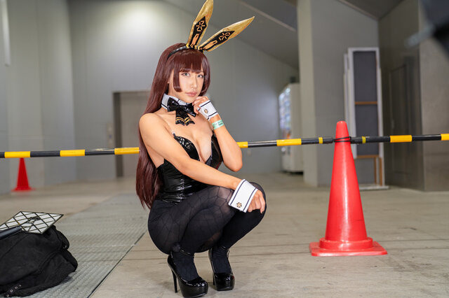 ノワール（黒バニー）『勝利の女神：NIKKE』／ルイ美豚（@Biton_cos）