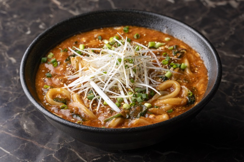 チゲ鍋のあんかけちゅるちゅる焼肉天gamushara1,650円