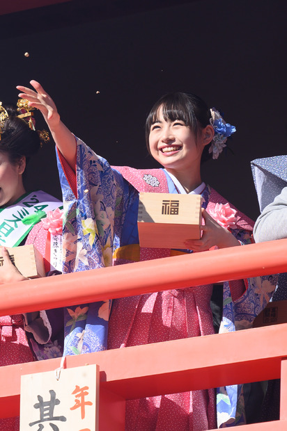 其原有沙が豆まき！「福は訪れを待つのではなく、全力で掴みに行きたいです」
