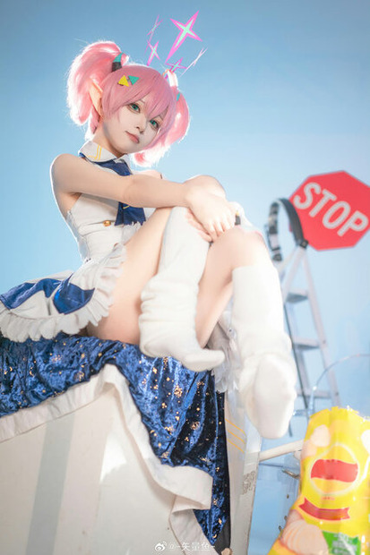 由良木モモカ『ブルーアーカイブ』／矢量鱼（Weibo：-矢量鱼-）