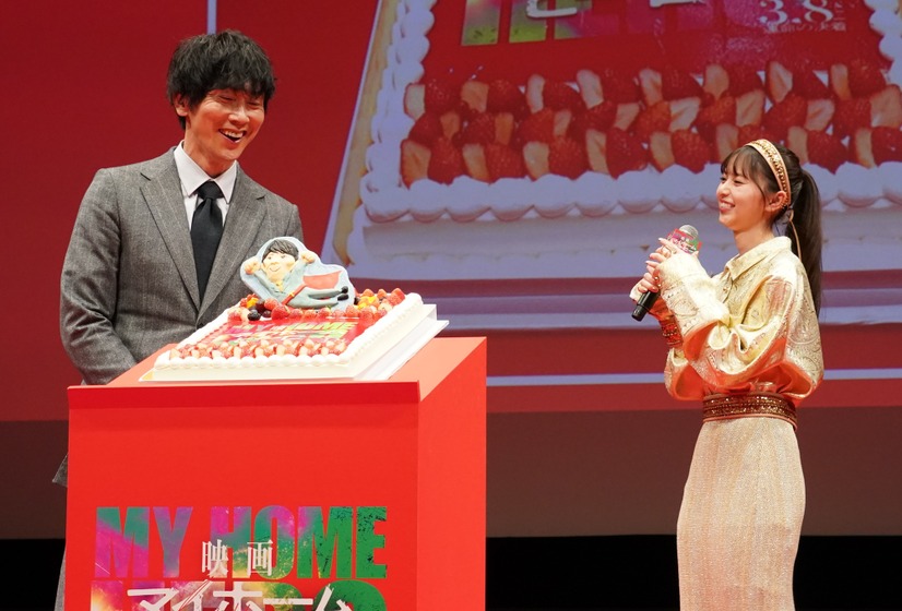 『映画 マイホームヒーロー』（3月8日公開）の完成披露イベント【写真：竹内みちまろ】