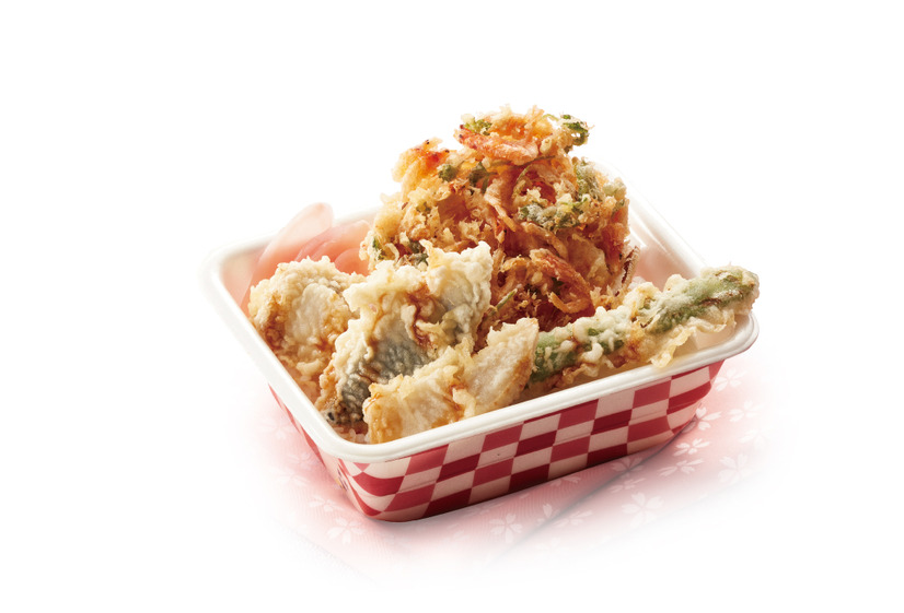 桜海老天丼弁当（お新香付）