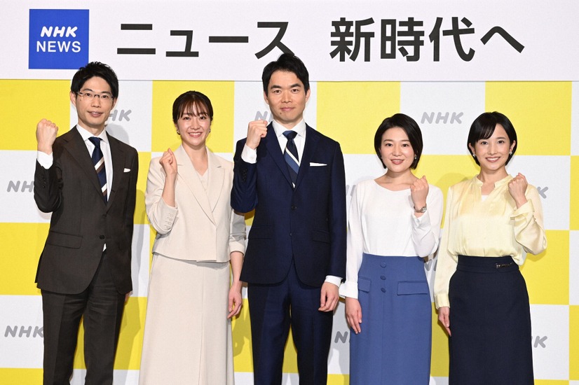 新キャスター発表（C）NHK