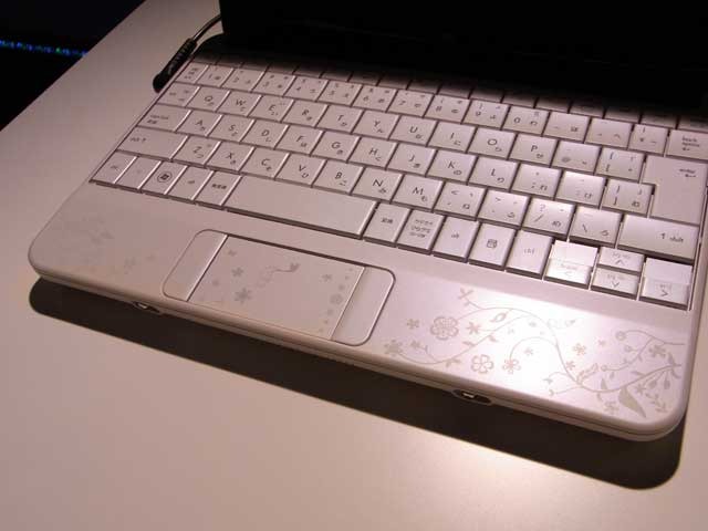 展示された実機の様子