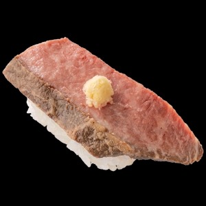 島原和牛ローストビーフ山わさびのせ／1貫270円