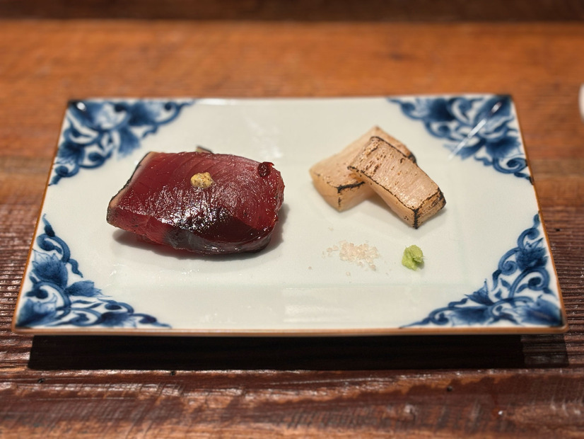 初ガツオと平貝の2種盛り