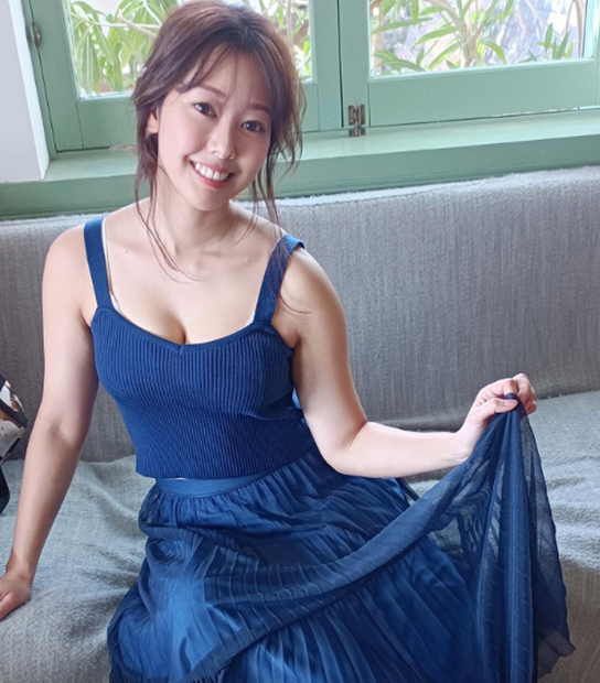 （写真は田中杏樹の公式インスタグラムから）※本人から掲載許諾をもらってます