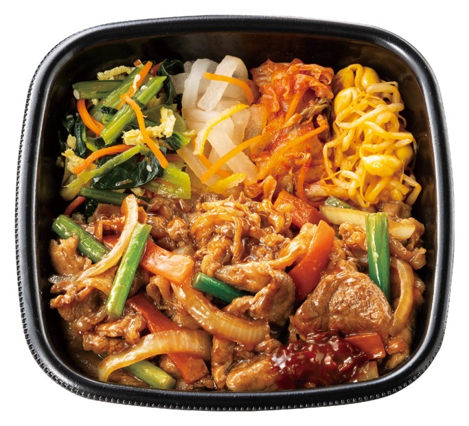 1/2日分の野菜が摂れる！肉増し焼肉ビビンバ（肉3倍）