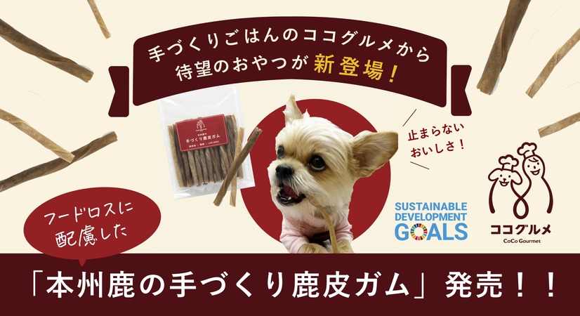 本州鹿の手づくり鹿皮ガム