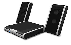 　丸紅インフォテックは、iPodと一体化でき基本操作をリモコンから行えるスピーカーシステム「inMotion iM7」と、ポータブルオーディオ全般に対応したスピーカーシステム「inMotion iM4」を7月中旬から順次発売する。