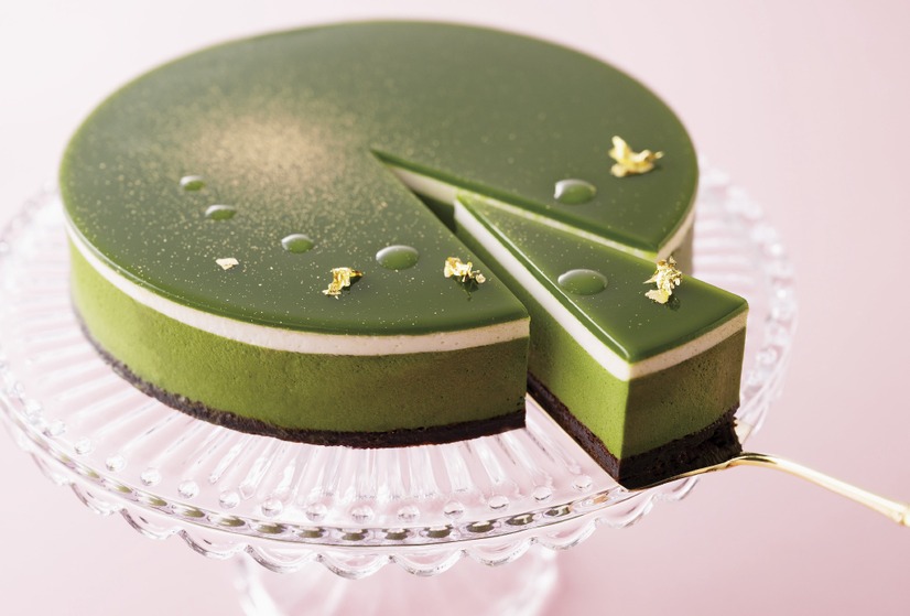 抹茶レアチーズケーキ