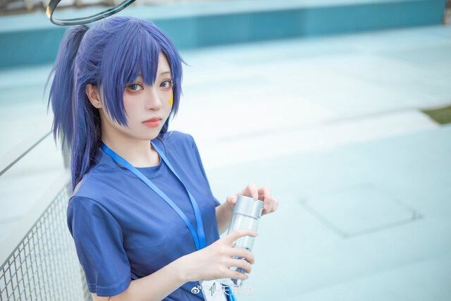 ユウカ『ブルーアーカイブ』/矢量魚(Weibo:-矢量鱼-)
