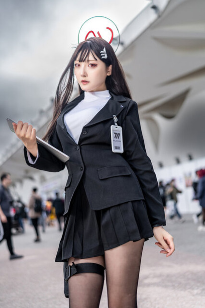 調月リオ『ブルーアーカイブ』／しょこら（X：@Chocolat_cos0）