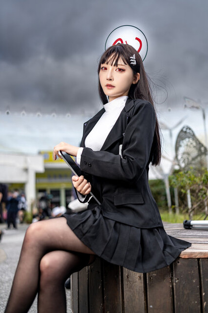 調月リオ『ブルーアーカイブ』／しょこら（X：@Chocolat_cos0）