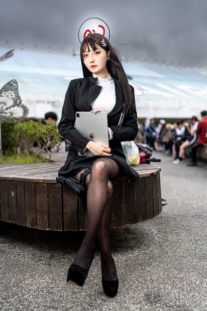 調月リオ『ブルーアーカイブ』／しょこら（X：@Chocolat_cos0）