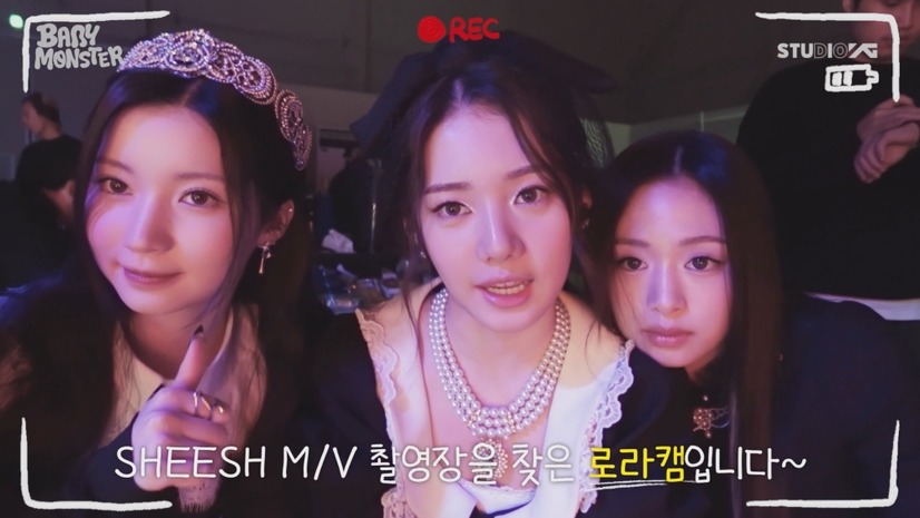 BABYMONSTER、公式デビュー曲「SHEESH」MV撮影時のメイキングフィルム公開