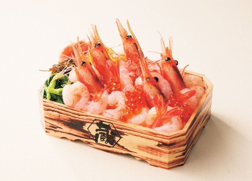 ［東武限定品・実演］【蔵】「甘えびづくし弁当」2,430円（1折）《各日数量限定》〈販売期間：4月30日(火)まで〉