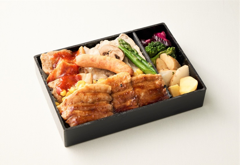 ［東武限定品・実演］【掛村】「白樺ポーク食べ比べ弁当」2,484円（1折）《各日販売予定50点》〈販売期間：4月30日(火)まで〉