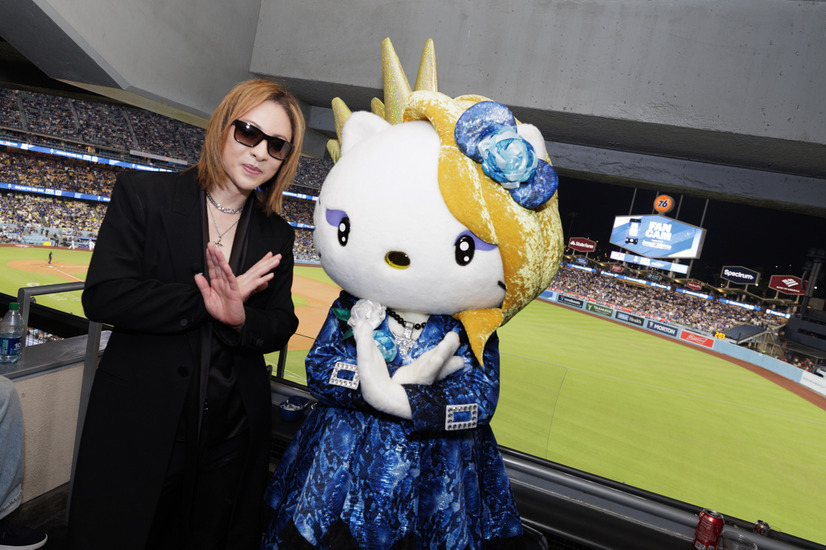 YOSHIKI、ドジャー・スタジアムで国歌斉唱！大谷翔平選手、山本由伸選手との“スター集結セルフィー”撮影も