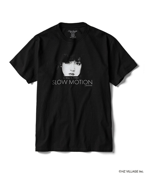 「AKINA NAKAMORI × ZOZOVILLA」Tシャツ画像（「スローモーション」黒）