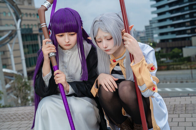フリーレン「葬送のフリーレン」／月海つくね（X：@XaiabP）、フェルン／さら（X：@sara_cospure）