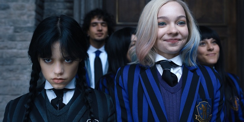 Netflixシリーズ「ウェンズデー」シーズン1：独占配信中、シーズン2：近日独占配信