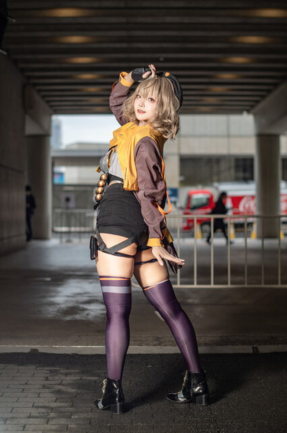 ソーダ『勝利の女神:NIKKE』／tako（X：@Takomayuyi）、撮影：乃木章（X：@Osefly）